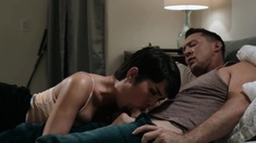 TS Daisy sucks Stepdads hard boner