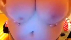 Huge Big Tit Bbw Plays With Her Melons