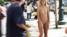 Krizstina Beautiful Czech Naked In Public