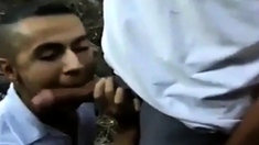 Str8 indian daddy in a park