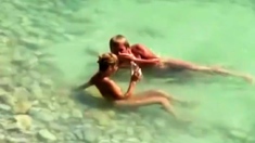 My sister's shameless sex on the beach