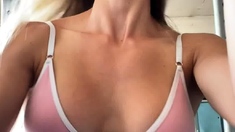 Blonde Emo Amateur Solo Masturbation