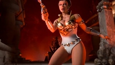 Teela and Sorceress in the Clutches of Evil-Lyn