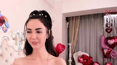 Leann amateur beautiful brunette with big boobs