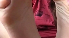 Black Amateur Explore Hot Foot Fetish