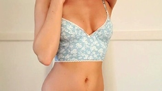 Blonde Babes close up solo toying session