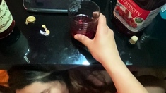 Hot amateur teen blowjob and facial HD video
