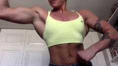 Cute amateur brunette naughty in solo jerking show on camera