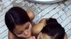 Two Thai Amateurs in a Steamy Threesome