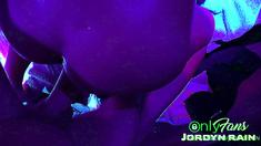 Nice amateur ass in black and white panties