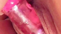 Close up amateur solo girl