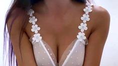 Great Big Boobs On Masturbating Redhead