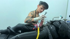 MistressAe - Electro Needles And Sounding - Full Latex CBT