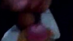 Indonesian Babe Leily Sucks White Cock for Mouthful of Cum