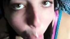 Sexy Teen Sucks Boyfriend's Dick